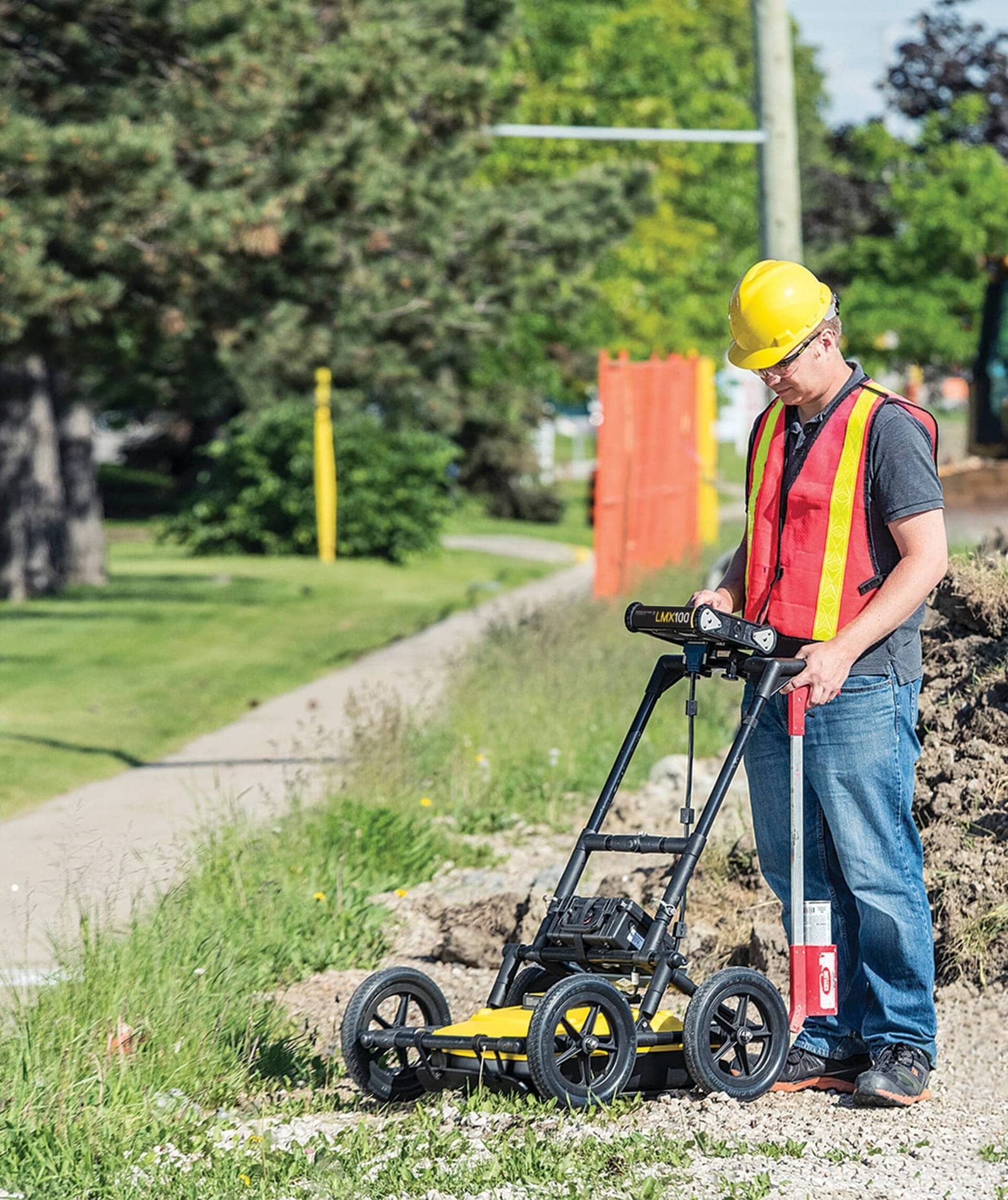 LMX100 GPR v terénu