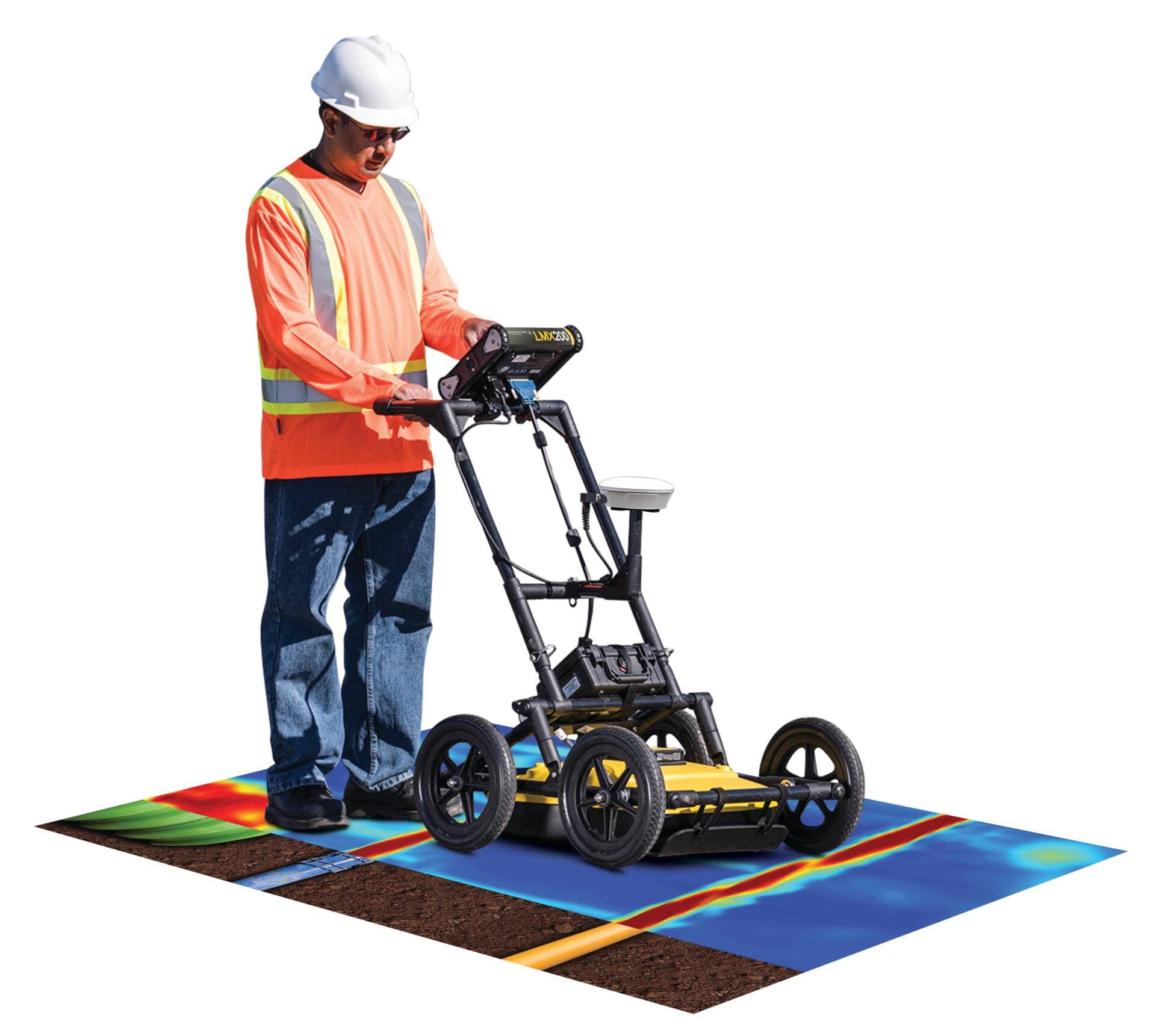 LMX200 GPR v terénu