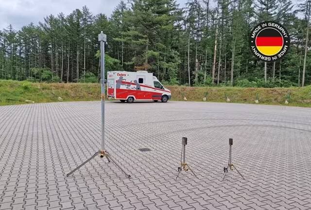 Mobilní fléra M (DN25) v terénu
