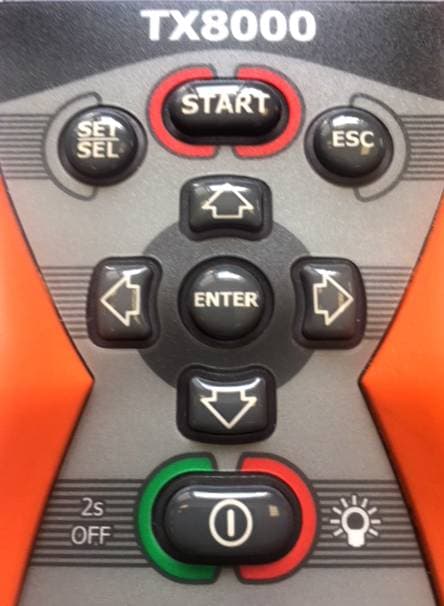 TX 8000 v terénu